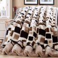thumbnail image 4 of DBOZE Heavy Korean Faux Mink Fleece Blanket, 2 Ply Reversible Silky Soft Plush Warm Weighted the Best Winter Blankets. King Size, 4 of 6