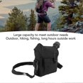 thumbnail image 3 of Outdoor Water Bottle 1.5L Large Capacity Portable Flat Camping Water Bottle with Waist Bag for Outdoor Sports Hiking Black, 3 of 4