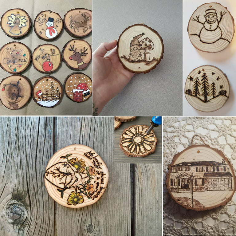 Arts and Crafts for Kids Ages 4-8 8-12, Unfinished Wood Slices
