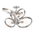 thumbnail image 1 of Golden Lighting 8330-6SF PW Sloane 6-Light Semi-Flush Ceiling, Pewter, 1 of 4