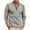 Gray, variant on KHONTS Men's Henley Long Sleeve Shirts Casual Button T-Shirt Classic Basic Cotton Lightweight Stylish Pullover Tees White XXXL