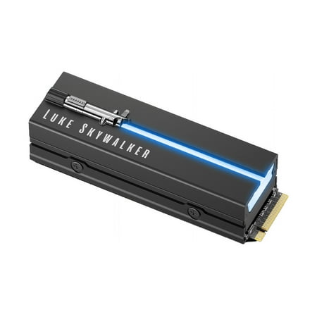 Seagate - Lightsaber FireCuda 2TB Internal SSD PCIe Gen 4 x4 NVMe with RGB LED Lightsabers