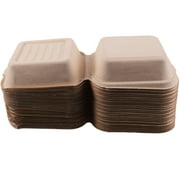 Food Container Take Out Containers 50 Pcs Snack Multifunction Pulp Cake Boxes Burgers Wrapping Disposable for