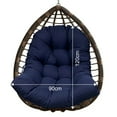 thumbnail image 3 of TOPCHANCES Swing Chair Cushion, Patio Chair Cushion for Hanging Egg Chair, Waterproof Hanging Egg Chair Pad ( Navy Blue ), 3 of 9