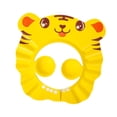 thumbnail image 4 of Xuanheng Bonnet de Douche pour Enfants Ajustable en EVA Réutilisable Imperméable Mignon avec Couvre-Oreilles Chapeau de Shampoing Visière de Bain pour Voyage Intérieur Garçons Enfants Jaune, 4 of 8