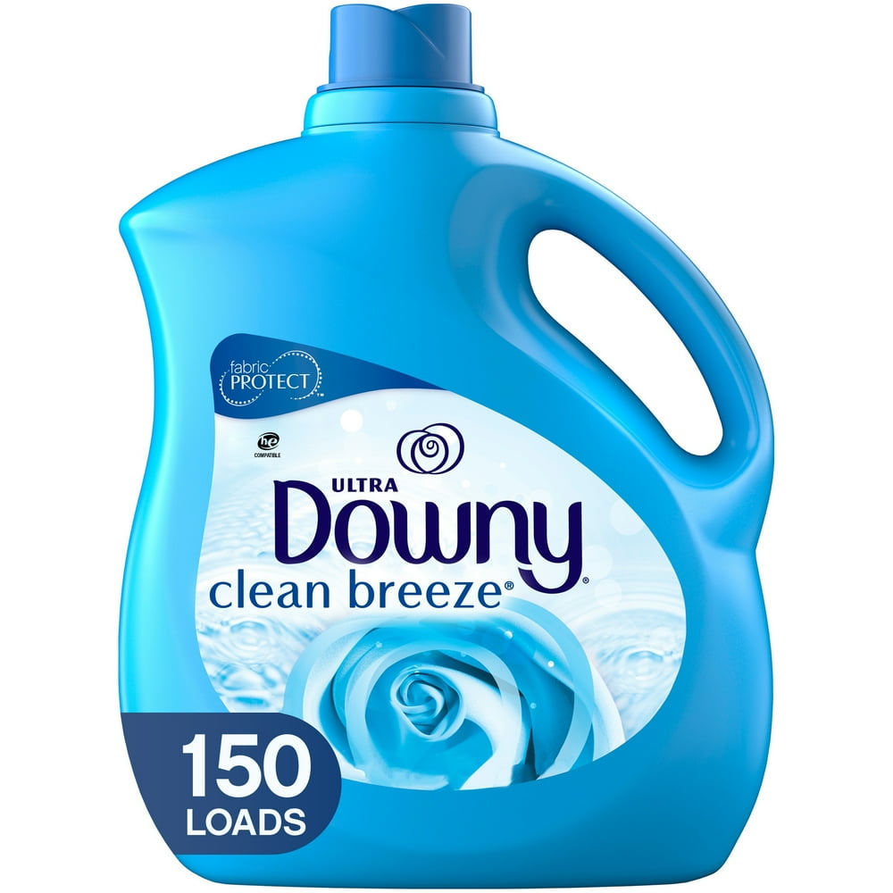 Downy Clean Breeze, 150 Loads Liquid Fabric Softener, 129 fl oz