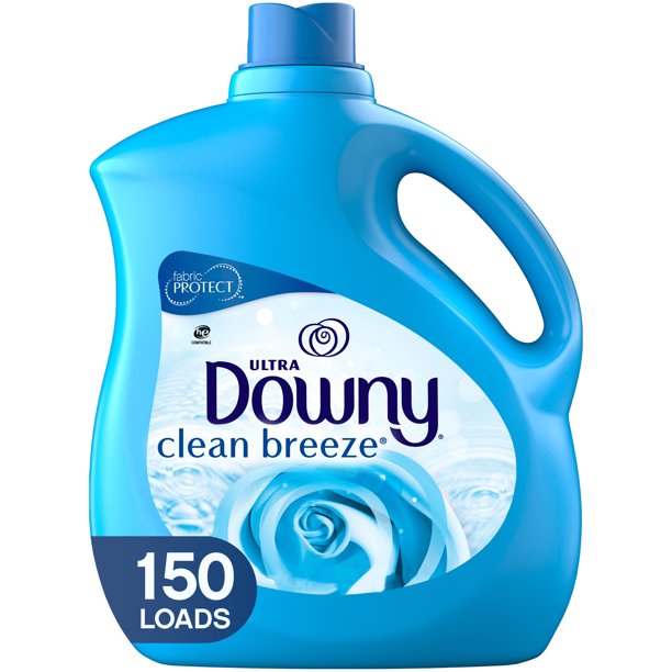 Downy Clean Breeze, 150 Loads Liquid Fabric Softener, 129 fl oz