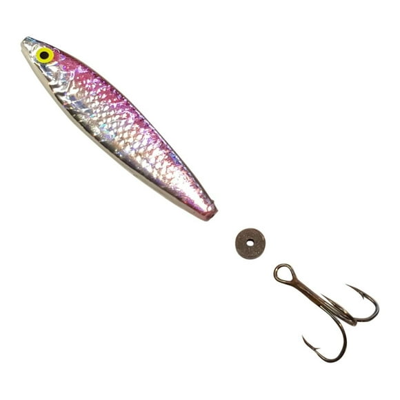 Zzinger ZZR2.5-HoloPk Zzinger 2,5oz Rose holographique Le leurre sonique mortel attrape tout