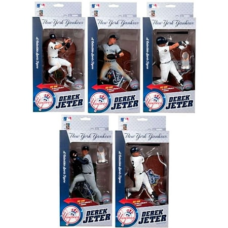 McFarlane MLB Sports Picks World Series Set of 5 Derek Jeter Action