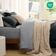 thumbnail image 4 of Juego de edredón Bedsure Queen reversible negro, 7 piezas, 4 of 7