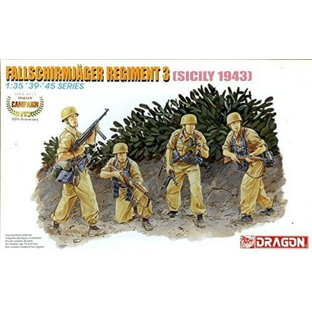 Dragon 1:35 '39-'45 Series Fallschirmajager Regiment 3 Sicily 1943 #6195*