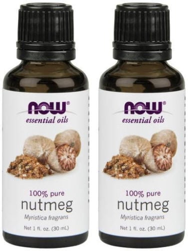 Now Foods - 1 fl oz Nutmeg Oil (Pack of 2)