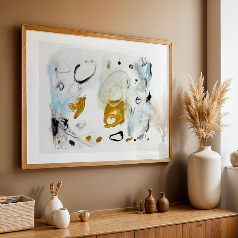 Resonance Series Number 14 - Mixed Media Abstract Modern Art