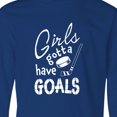 thumbnail image 4 of Inktastic Girls Gotta Have Goals- Hockey Player Long Sleeve Youth T-Shirt, 4 of 5