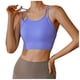 thumbnail image 3 of WILLBEST Brasier Sin Varillas Mujer Sujetador Deportivo Con Espalda Cruzada Para Mujer, Acolchado, Espalda Cruzada, Top Corto Para Entrenamiento, Yoga, Gimnasio, 3 of 4