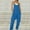 Blue, variant on pstuiky Overalls for Women, Women Print Wide Leg Long Pants With Pockets Straight Relaxed Fit Stylish Plus Size Lounge Pants Pants for Women Gift for Women Hot Prices Army Green L