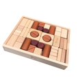 thumbnail image 3 of Bloques de construcción de madera Formas 3D Material didáctico Juguete educativo Sólidos geométricos Formas geométricas para niñas y niños Regalo para, 3 of 10