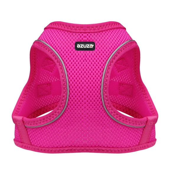 Dog Harness for Small & Medium Dogs Reflective Step in Puppy Harness Pink