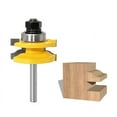 thumbnail image 3 of 3 PCS Router Bit Set 1/4 Inch Shank Roman Ogee, 3 of 8