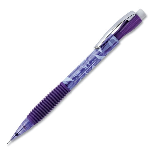 Icy Mechanical Pencil, 0.7 mm, HB (#2), Black Lead, Transparent Violet Barrel, Dozen Icy Mechanical Pencil, 0.7 mm, HB (#2), Black Lead, Transparent Violet Barrel, Dozen