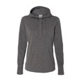 thumbnail image 2 of J. America - Women's Omega Stretch Snap-Placket Hooded Pullover - 8431, 2 of 3
