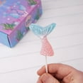 thumbnail image 7 of Mermaid Tail Lollipops, Birthday Party Candy, 24 Count, 11.7 Ounce Box, 7 of 7