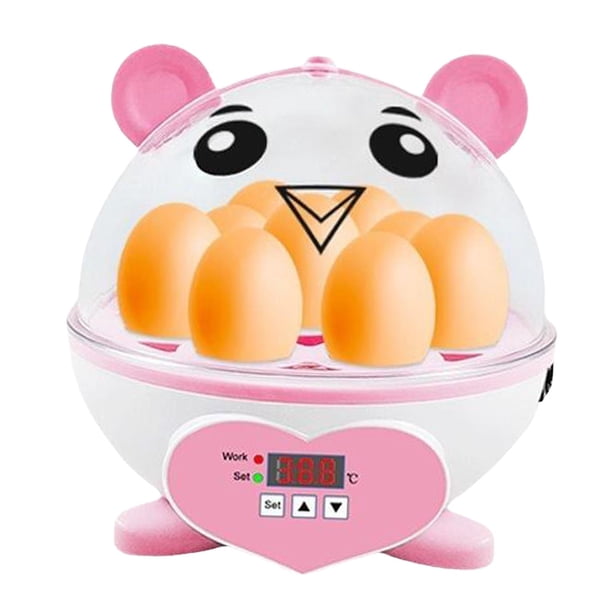 de 9 huevos, máquina eléctrica para incubar huevos con Control automático de temperatura, de aves de corral para incubar pollos, Rosa Fernando incubadora automática de huevos