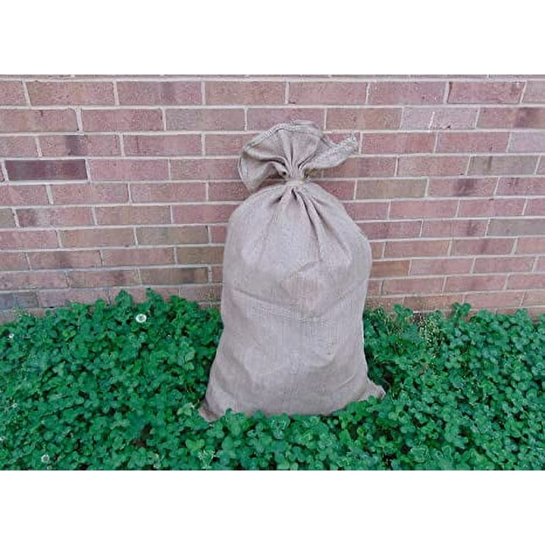 Burlap store seed bags