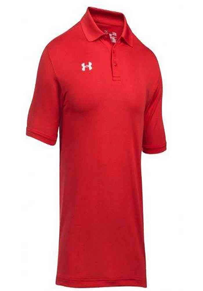 under armour polo red