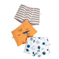 thumbnail image 1 of Sous-vêtements Garçons Imprimé Mignon Pantalons Slips Boxeurs 3 Pcs Multipack Shorts pour Tout-Petits Orange, 1 of 4