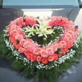 thumbnail image 5 of 2Pcs Floral Foam Heart-Shaped Flower Holder with for Wedding Centerpiece Car Table Arrangement, 5 of 8
