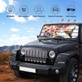 thumbnail image 6 of Bingfone Bird And Floral Car Windshield Sun Shade Protector Keep Your Vehicle Cool Sun Shield Visor Cover Foldable For Car Truck Suv-Small, 6 of 9