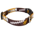 thumbnail image 4 of Country Brook Petz® Deluxe Black and Gold Football Fan Dog Collar and Leash Limited Edition, Medium, 4 of 7