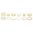 thumbnail image 2 of Claire's Mixed Metal Chain Rings - 10 Pack, 2 of 2
