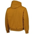 thumbnail image 3 of Men's Dunbrooke Tan Wisconsin Badgers Dakota Full-Zip Hoodie, 3 of 4