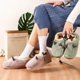 thumbnail image 3 of Famyfamy House Slippers Winter Heating Warming Shoes USB Foot Warmers Winter Shoes Cute Removable And Washable Plush Slippers, 3 of 8