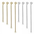 thumbnail image 1 of 2 Cadenas De Extensión Extendida De Acero Inoxidable Para Fabricación De Joyas DIY, Reparación De Colores Mezclados, 4 Piezas, 1 of 9