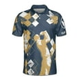thumbnail image 2 of Personalized Swing Swear Drink Repeat Funny Golf Men 3D All Over Print Polo Shirt Size S-5XL, 2 of 5