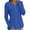 Blue, variant on Womens Lightweight Jackets Cooling Golf Shirt Women Hooded Neck Soft Regular Fit Womens Rash Guard Long Sleeve for Swimming and Surfing L