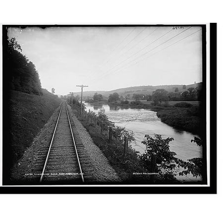Historic Print, Tioughnioga River near Marathon, N.Y., 18" x 24"