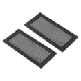 thumbnail image 4 of 2 cubiertas de ventilación a prueba de bebés, de silicona, protectoras y seguras para el suelo del hogar, color negro, 4 of 14