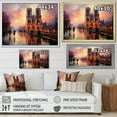 thumbnail image 4 of Designart "Claude s Vision Normandy Cathedral V" Spiritual Floater Framed Wall Art Print, 4 of 7