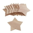 thumbnail image 3 of Paquete de 50 Piezas BLESIY Adornos navideños colgantes de dijes de madera natural, 3 of 7