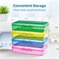 thumbnail image 4 of Pencil Box, Clear Hard Plastic Large Capacity Pencil Case for Middle Kids Back to School Supplies, 4 of 9