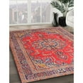 thumbnail image 3 of Ahgly Company Machine Washable Indoor Rectangle Traditional Light Copper Gold Area Rugs, 8' x 12', 3 of 7