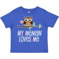 thumbnail image 3 of Inktastic My Memaw Loves Me Grandkids Owl Girls Toddler T-Shirt, 3 of 5