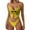 Yellow, variant on Cathalem Swimsuits for Women Women's High Cut String Triangle Bikini Set Swimsuits Sexy Bathing Suits 2 Piece (White,XL)