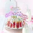 thumbnail image 4 of Adornos coloridos para cupcakes de feliz cumpleaños, para decoraciones de mesa de postres de fiesta, 4 of 5