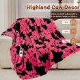 thumbnail image 4 of Heated Electric Blanket RUJIPO Cow Print Full Size Pink, 4 of 9