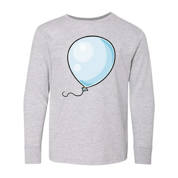 Inktastic Blue Balloon Long Sleeve Youth T-Shirt